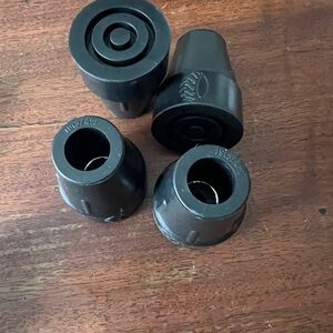 Black Rubber cane /furniture Leg Caps